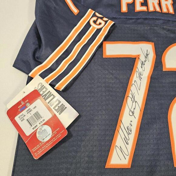 William (The Fridge) Perry Autographed Authentic Signed Jersey Youth LARGE - Picture 2 of 10
